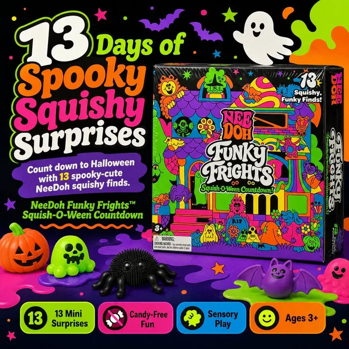 NeeDoh Funky Frights Squish-O-Ween Countdown