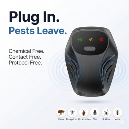 Keep your home pest-free. No chemicals. No effort.