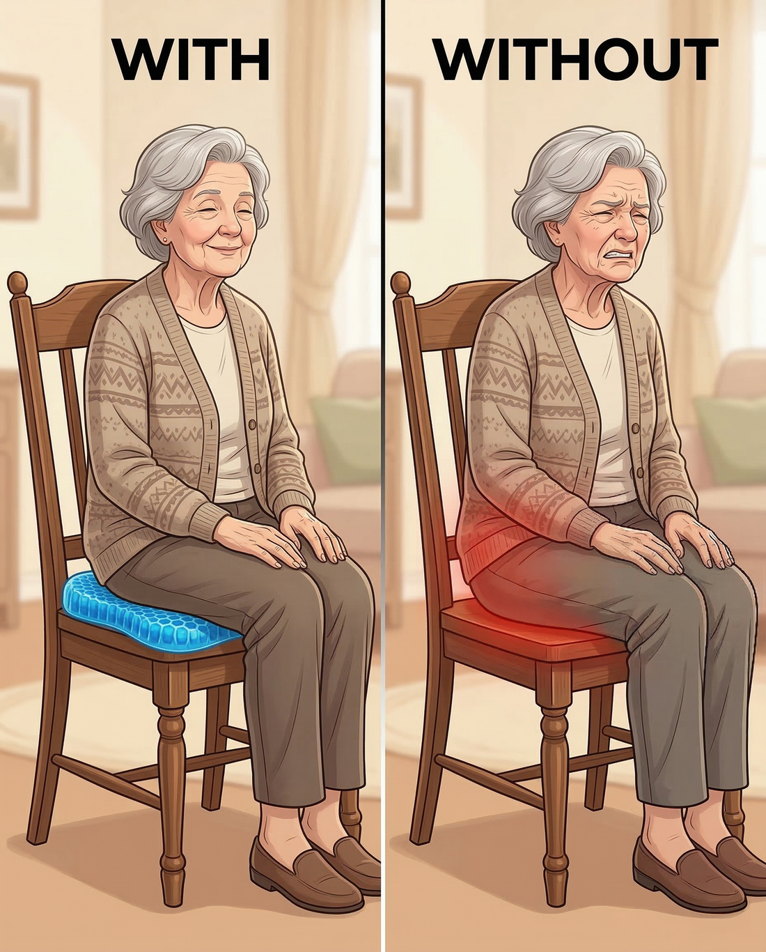 Eliminate Tailbone Pain And Sit Comfortably For Hours With MediGel